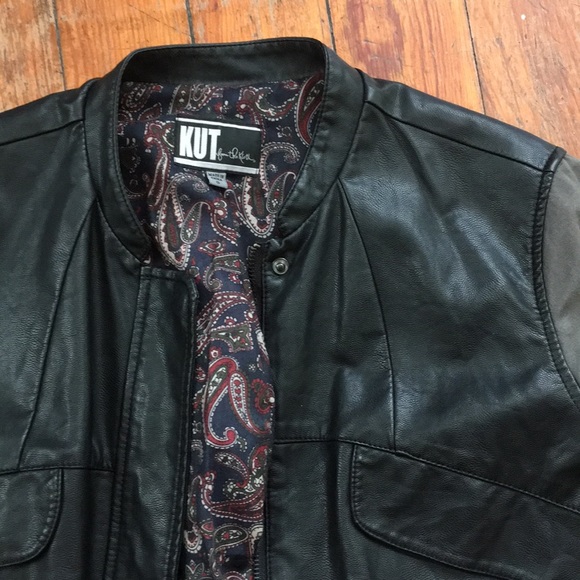 Kut from the Kloth green and black jacket - Picture 2 of 4